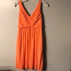 Coral davids bridal bridesmaid dress